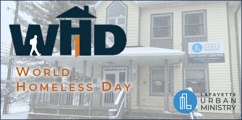 Celebrate World Homeless Day by Supporting the LUM Emergency Shelter